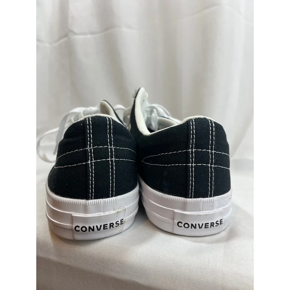 Converse Day One Classic Ox Mens 13 Black White Canvas Low Top Sneakers - Picture 7 of 7